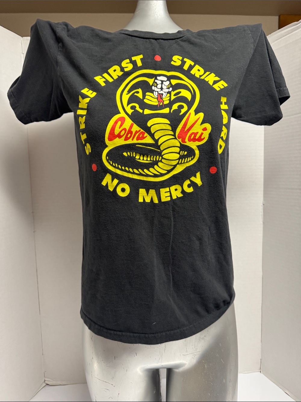 Cobra Kai No Mercy Graphic Tee - Black
